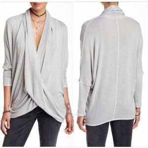 Fee People Sheila Hacci blouse grey xs